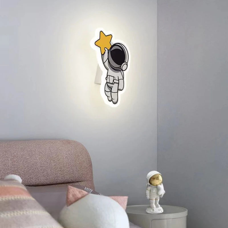 Applique murale led moderne dessin animé pour chambre d'enfant