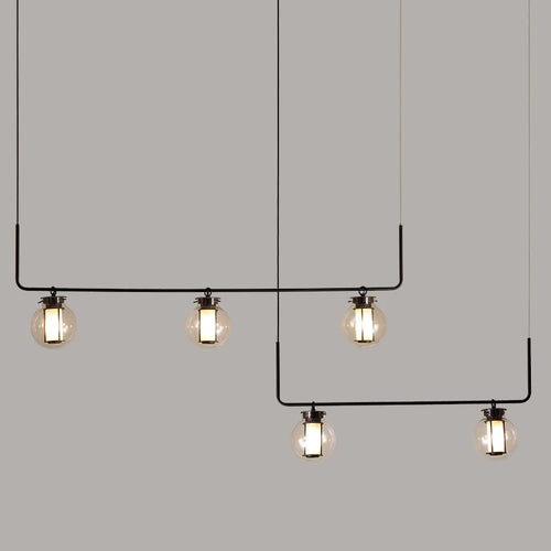 suspension en verre minimaliste pour bar et restaurant