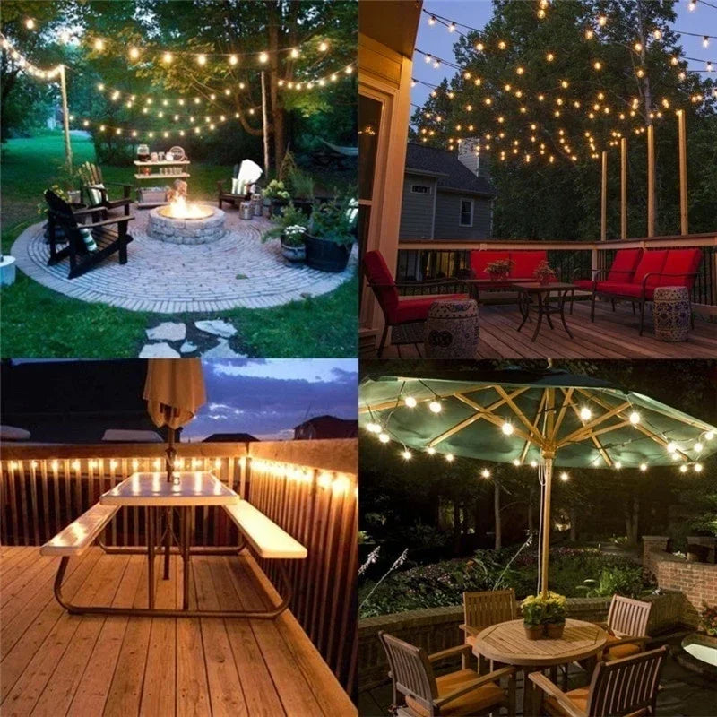 guirlande lumineuse led usb étanche pour extérieur mariage et jardin