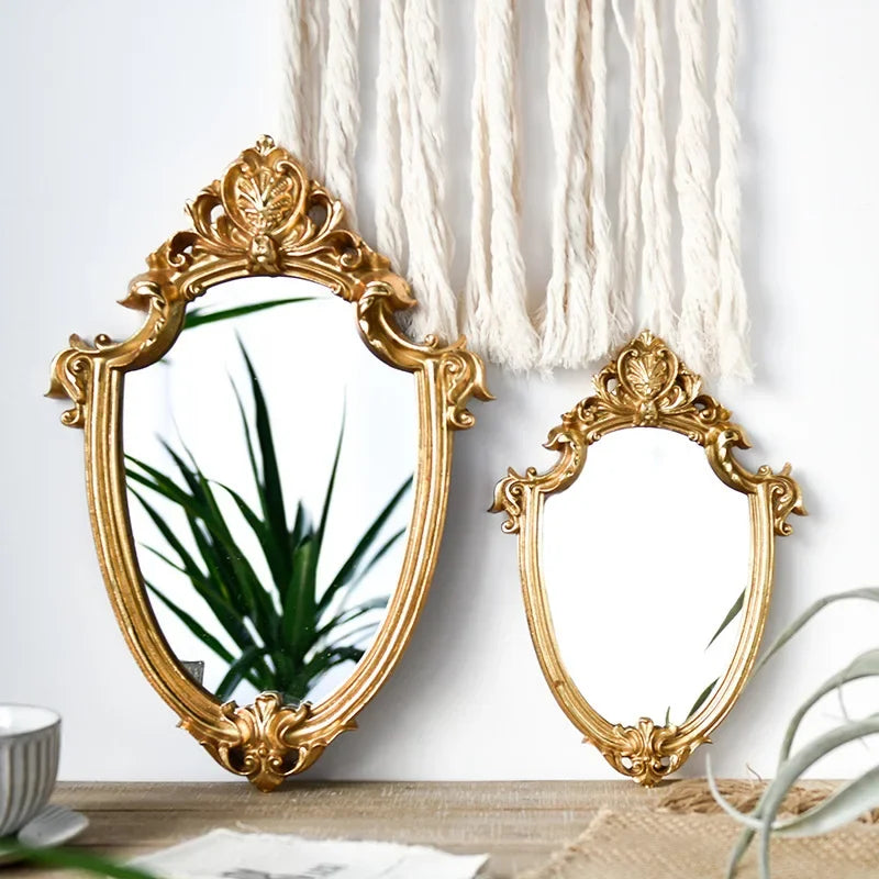 miroir vintage doré décoration murale cadeau mariage rétro