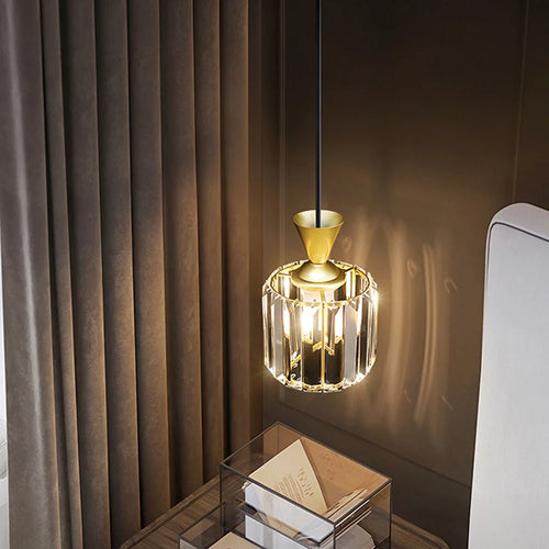 Suspension cristal design moderne intérieur salon salle manger chambre bar café