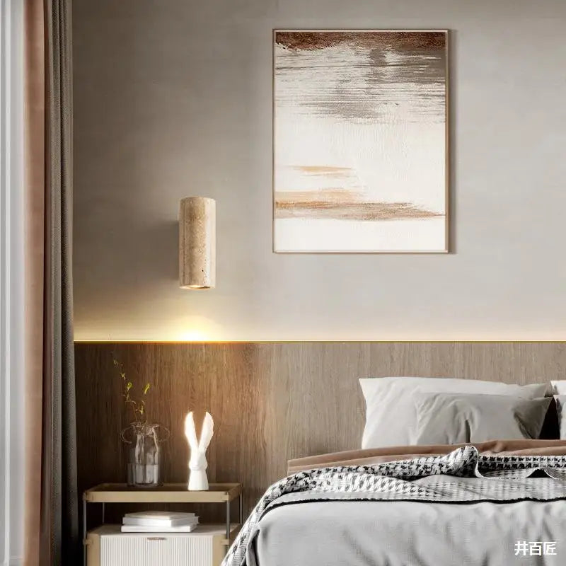 Applique murale led en pierre naturelle gradation de température