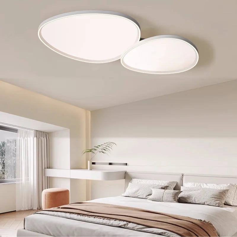 lustre led moderne minimaliste galvanisé protection yeux