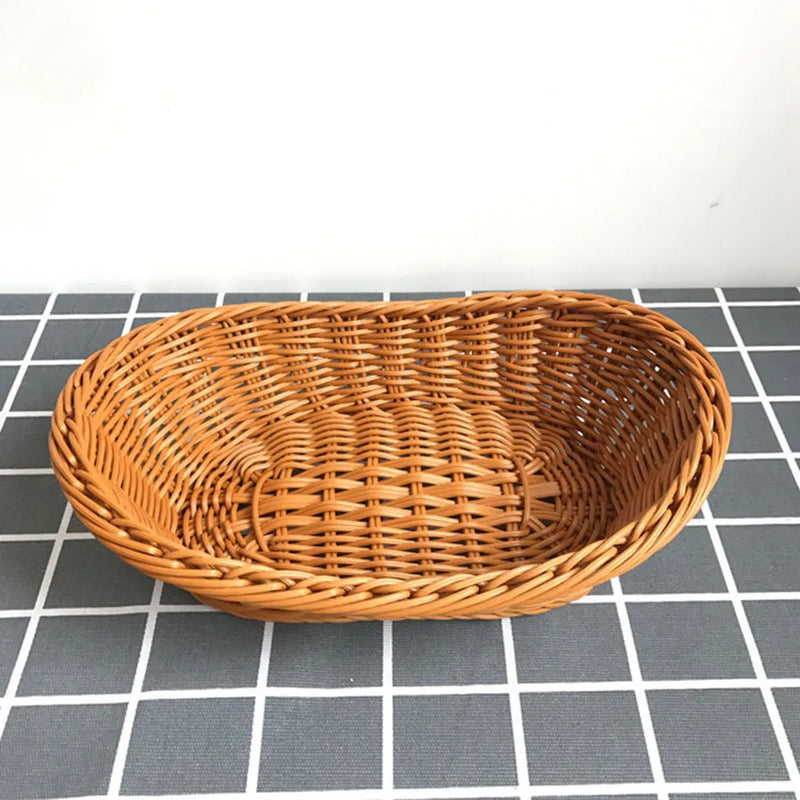 paniers à pain en osier pour collations et fruits