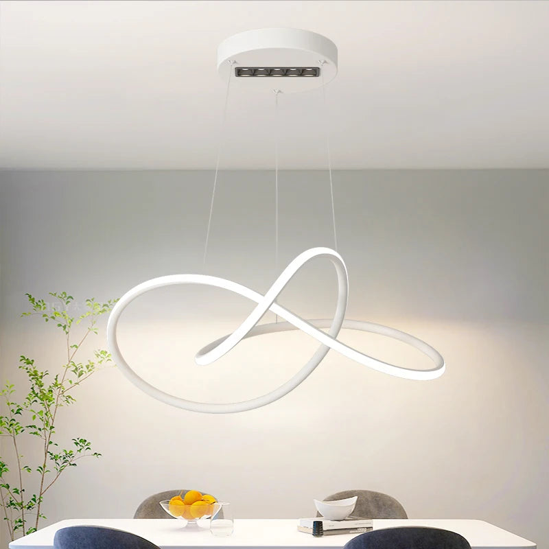 lustre led avec projecteur pour éclairage intérieur