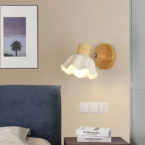 Applique murale LED rotative en céramique