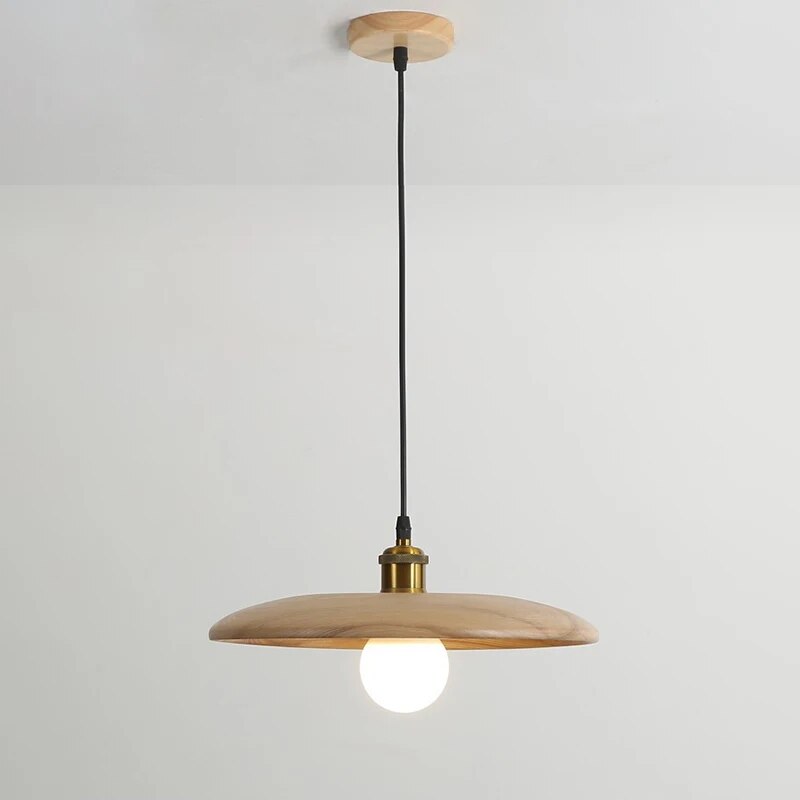 Suspension bois soucoupe volante