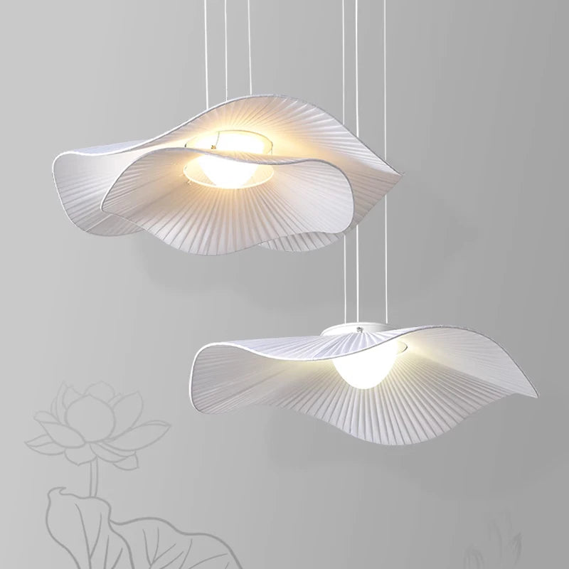 lustre led style wabi sabi nordique minimaliste loft suspension