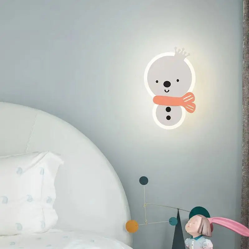Applique murale led moderne dessin animé pour chambre d'enfant