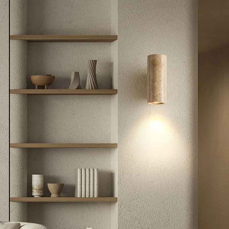 Applique murale led en pierre naturelle gradation de température