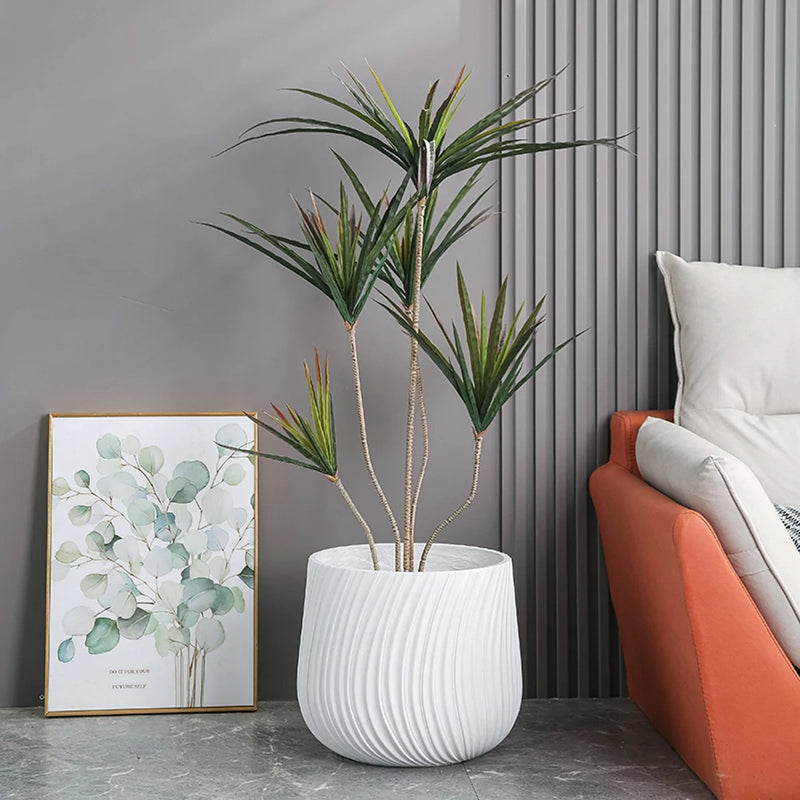 moule en silicone pour pot de fleurs en béton