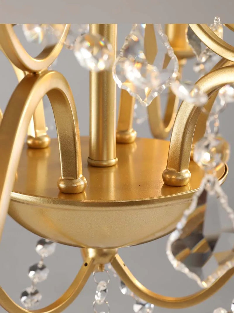 Lustres en cristal Vintage plafond suspension lumière Design classique luminaire pour salle à manger décor à la maison bougie plafonnier