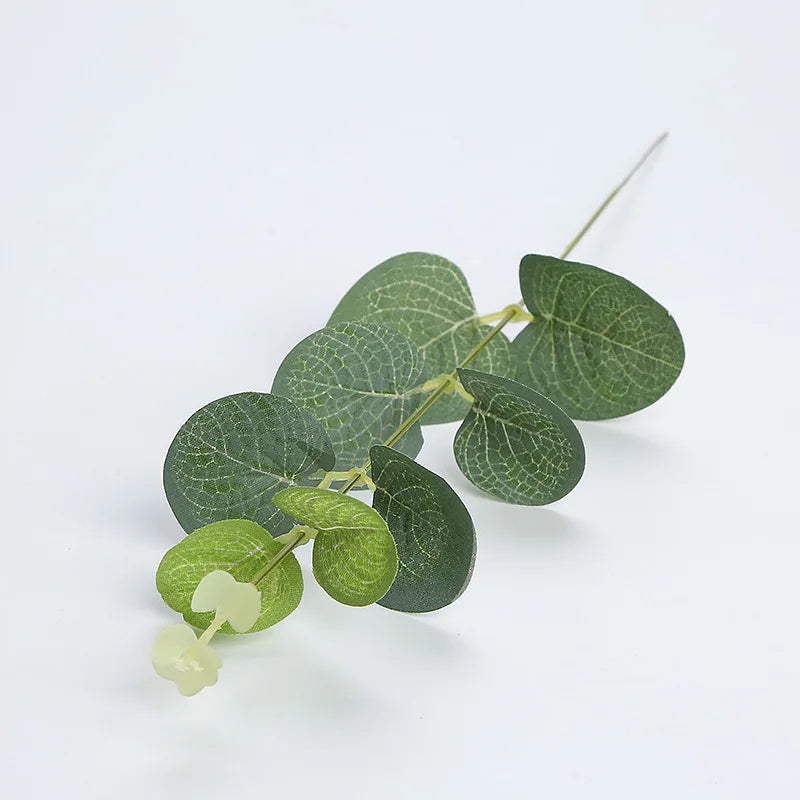 décoration de table branches d eucalyptus plantes artificielles pour mariage