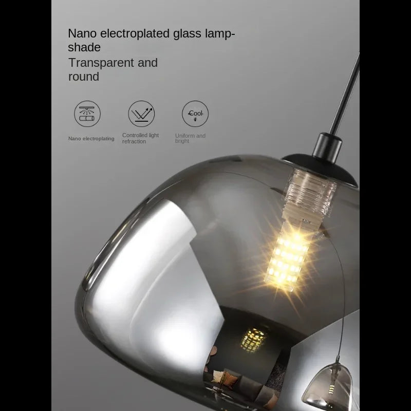 luminaires suspendus nordiques minimalistes et créatifs