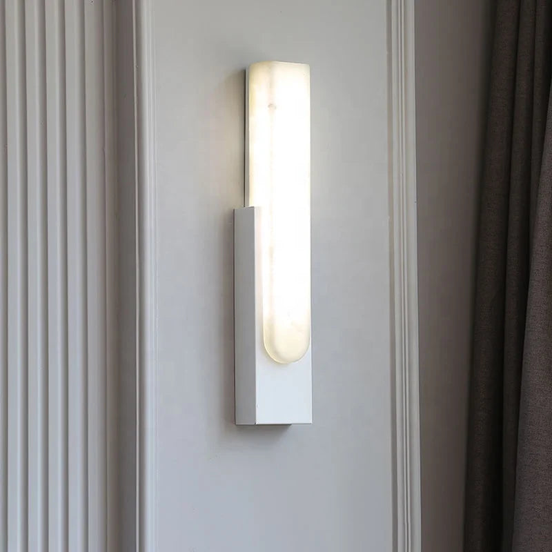 applique murale moderne nordique led en marbre simple créatif