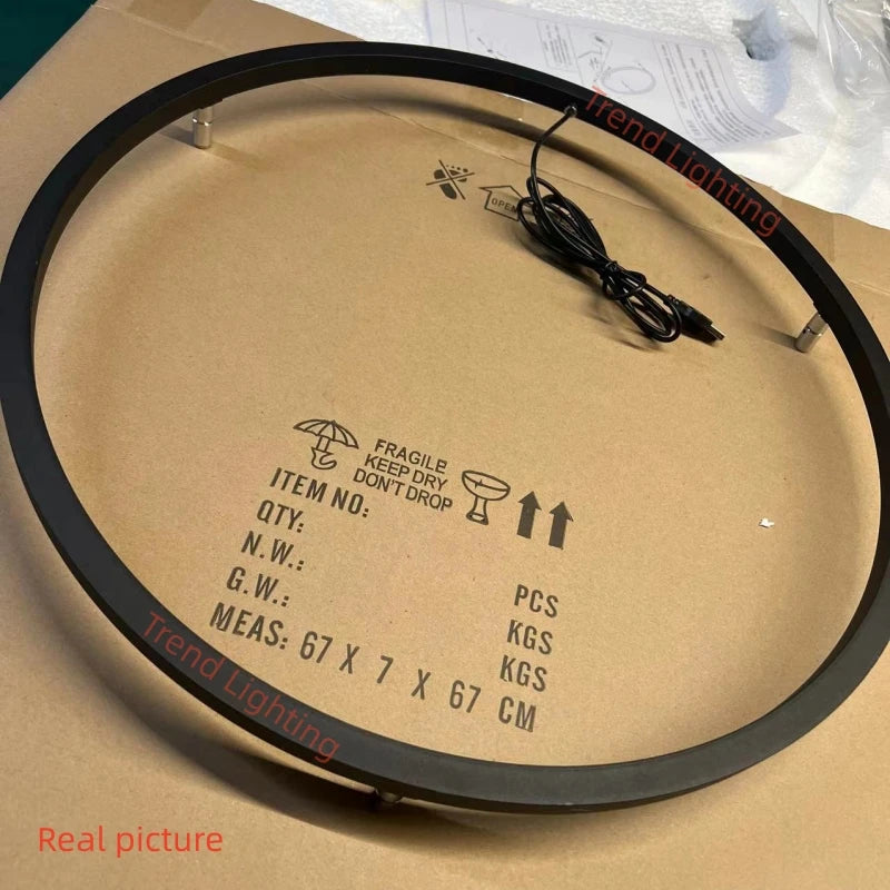 applique murale moderne à intensité variable avec prise usb