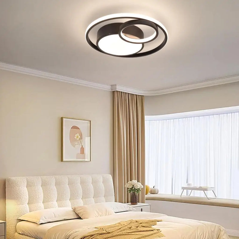 Plafonnier led moderne 3 couleurs maison
