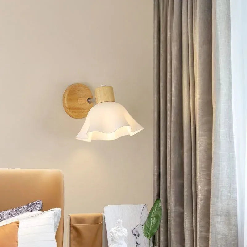 Applique murale LED rotative en céramique