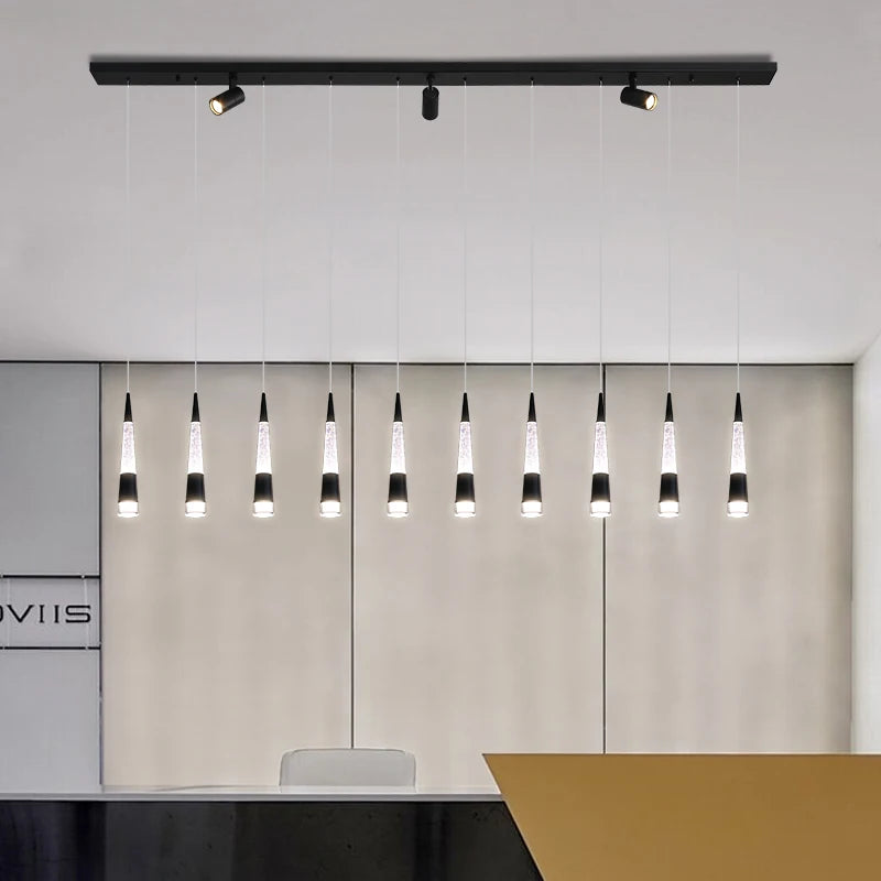 suspension led moderne créative simple pour intérieur