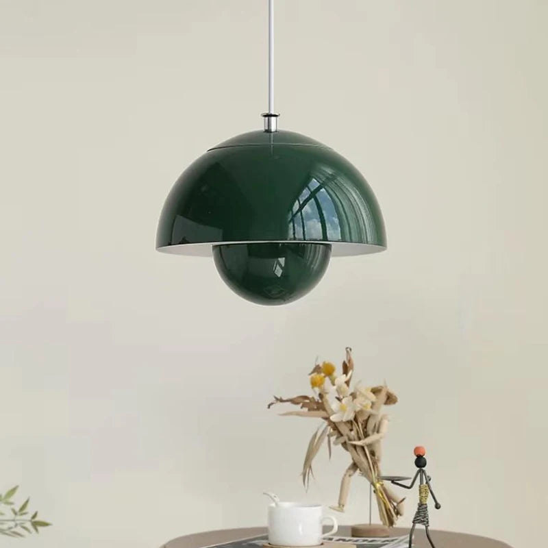Moderne Nordique Danois Designer LED Suspension Lumière Fleur Bud Décor Art Suspendus Lustres Lampe Maison Chambre Cuisine Lampe De Chevet