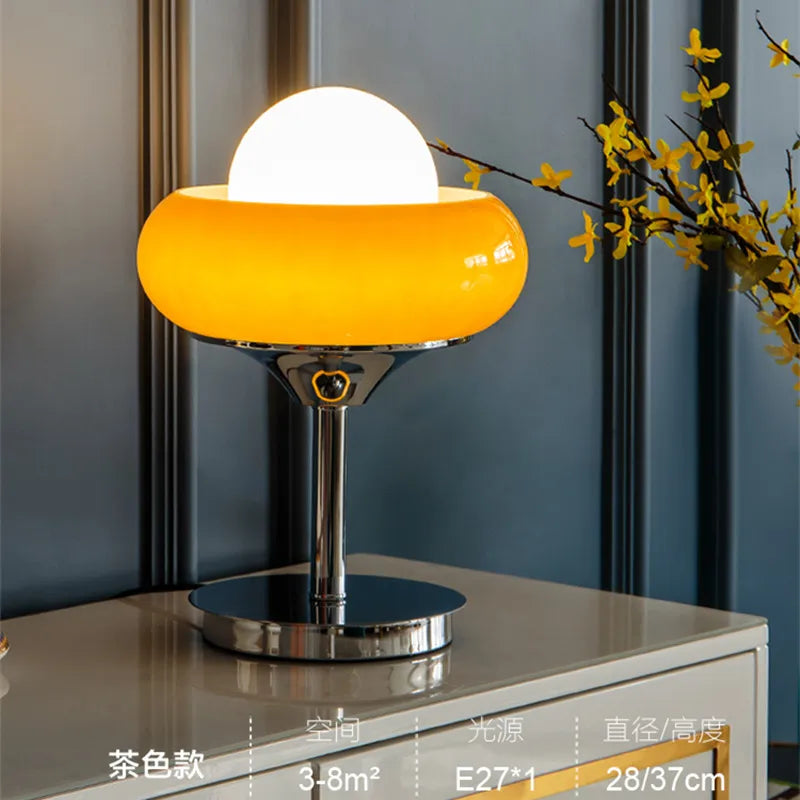 lampadaire vintage en verre pour décoration intérieure