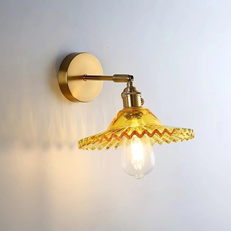 Applique murale Vintage en laiton
