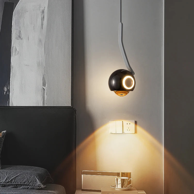 tête de lit rotative en aluminium pour éclairage commercial et décoration