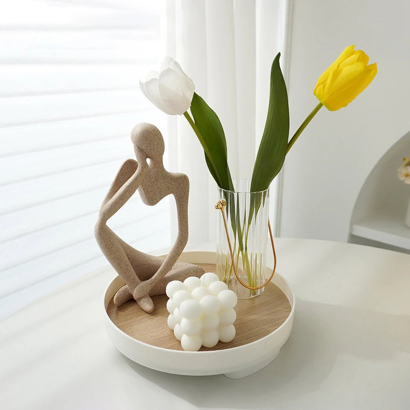plateau de rangement en bois pour cils bijoux et cosmétiques
