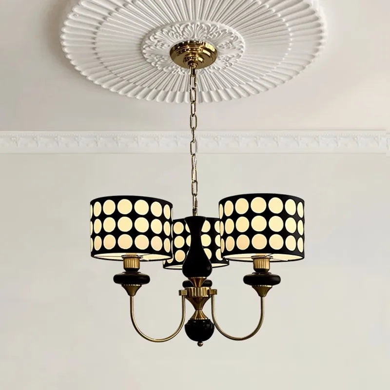 lustre en cuivre moderne pour hôtel et décoration intérieure
