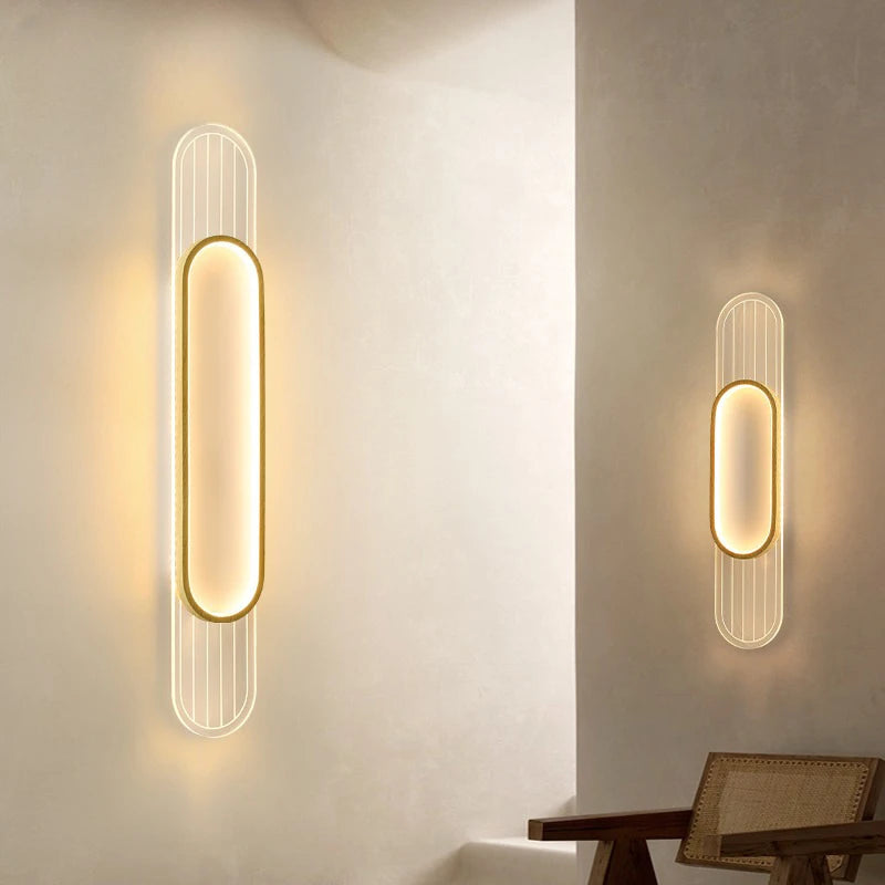 lampe led applique moderne luxe bande