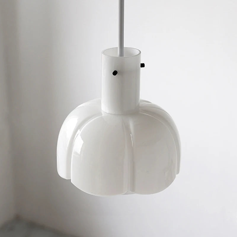 lampe led suspendue en verre au design nordique décoratif d'intérieur
