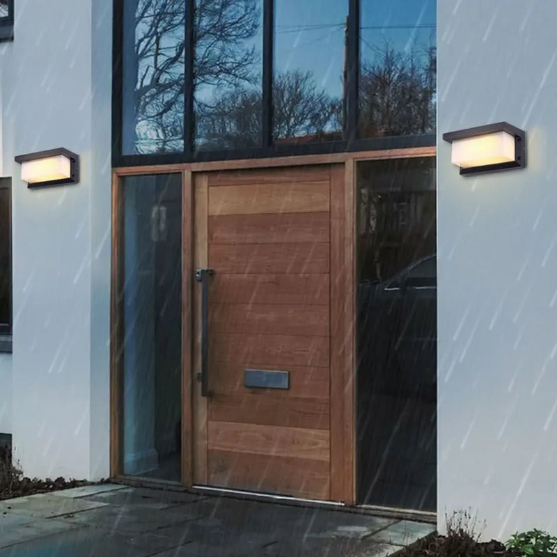 applique etanche led infrarouge aluminium murale exterieur jardin balcon