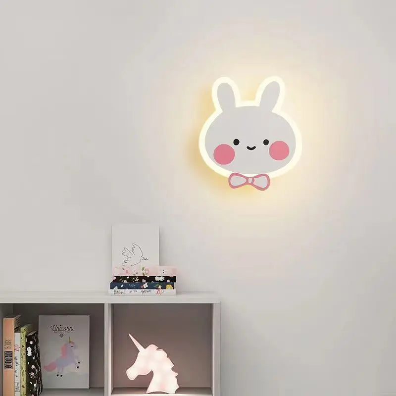 Applique murale led moderne dessin animé pour chambre d'enfant