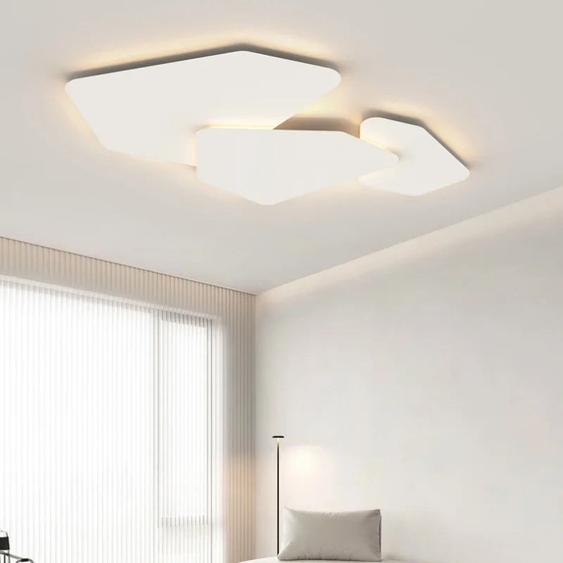 plafonnier Nordique moderne géométrique salon chambre salle à manger cuisine salle à manger étude décor éclairage lumière LED intérieur