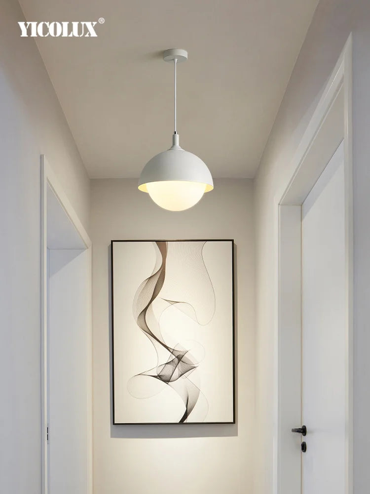 Plafonnier led rond pour allée galerie balcon entrée