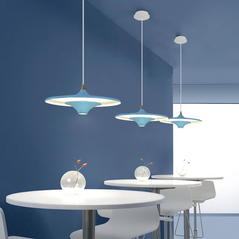 suspension led modernes simples et créatives nordiques