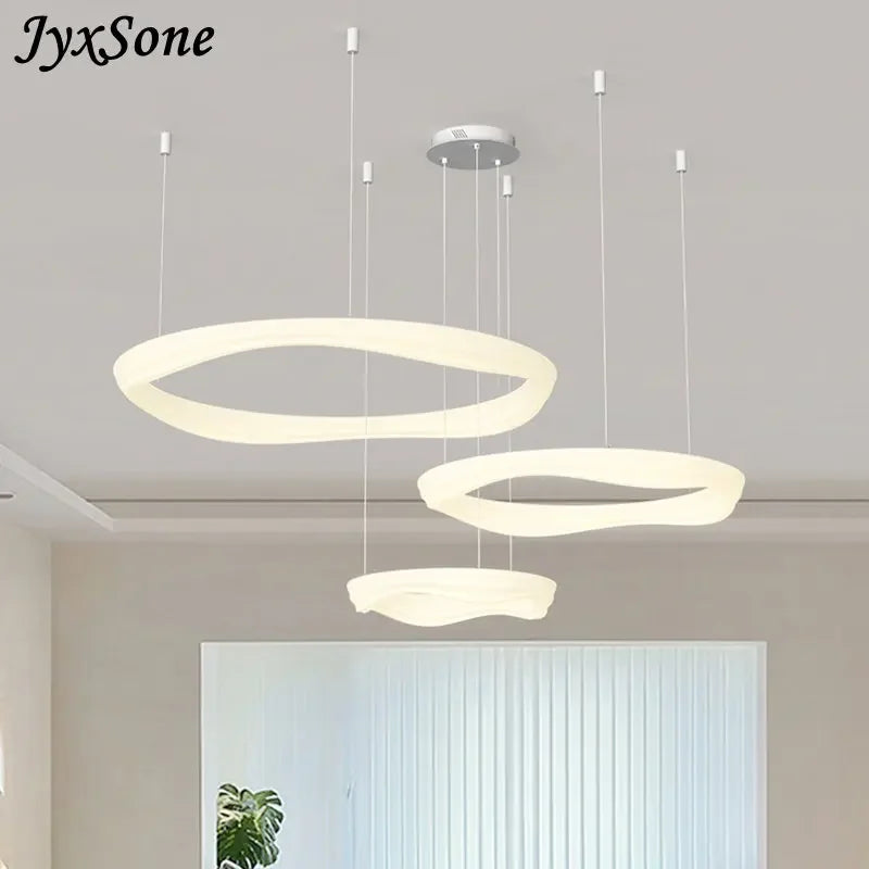 Plafonnier LED suspendu au design nordique moderne