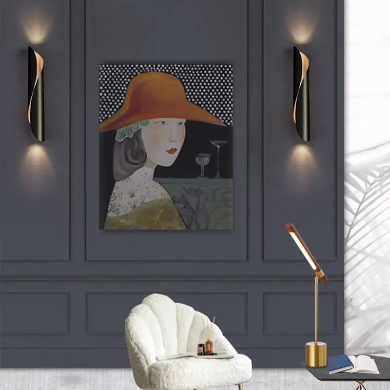 Applique murale moderne en aluminium