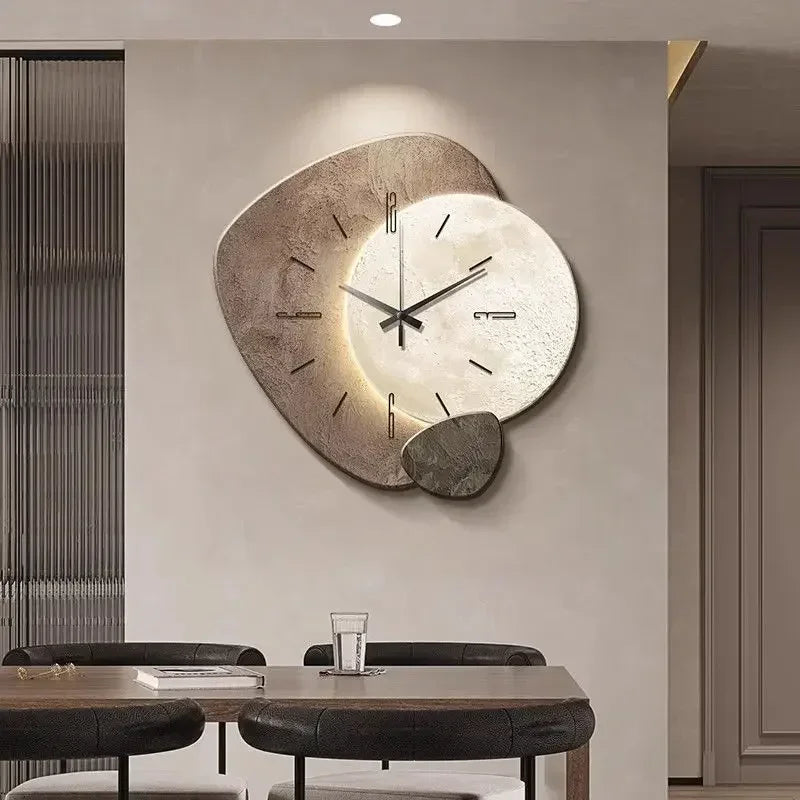 horloge moderne design lumineux minimaliste élégante mécanisme silencieux