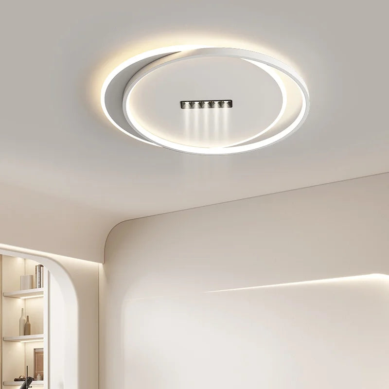 lustre led avec projecteur pour éclairage intérieur