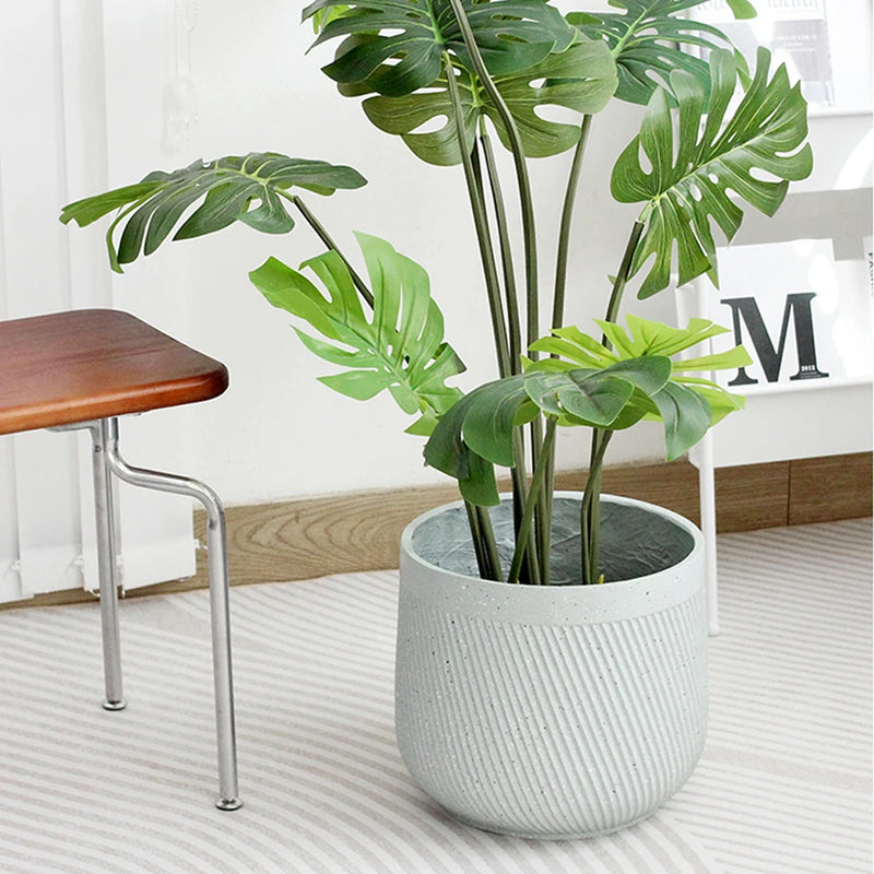 moule en silicone pour pot de fleurs en béton design européen