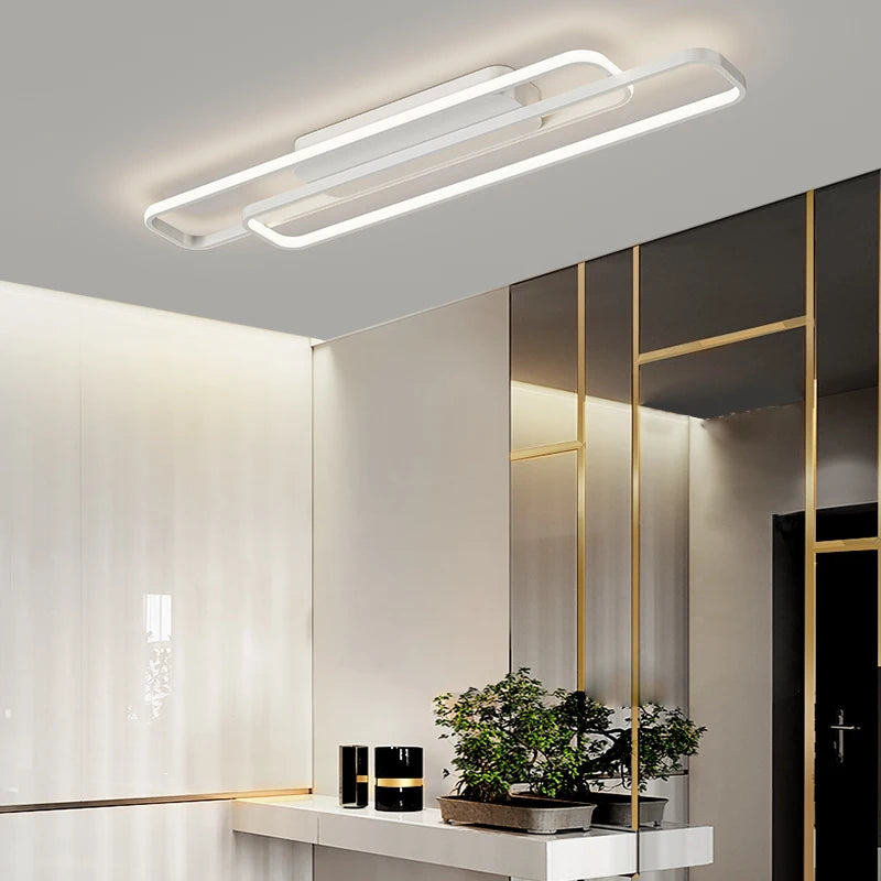 plafonniers modernes minimaliste ultra-minces pour entrée nordique