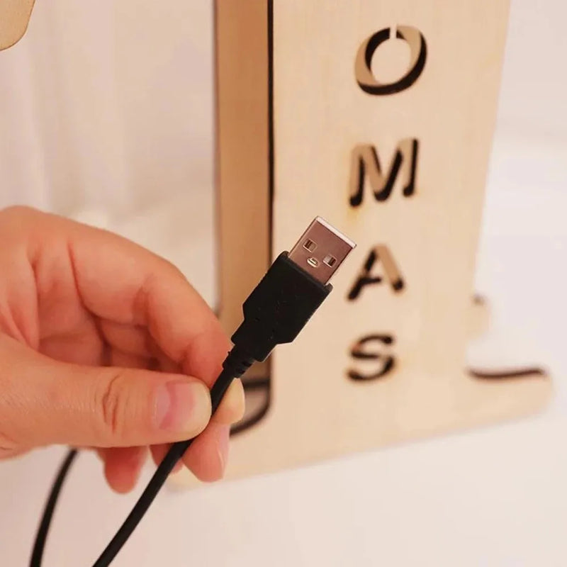 Applique murale LED USB personnalisée en forme de baleine