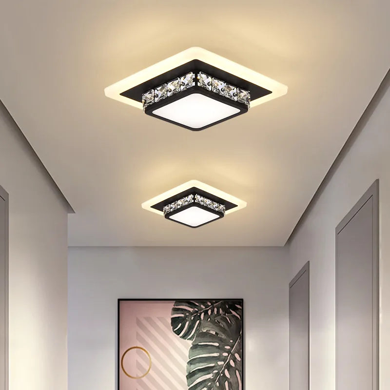 plafonnier led moderne pour éclairage intérieur escalier