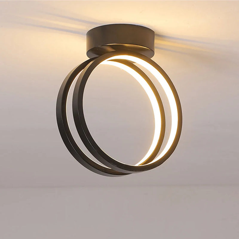 Plafonnier rond intérieur éclairage LED décor