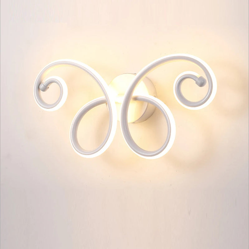 plafonnier led moderne lumineux pour intérieur luminaire nordique