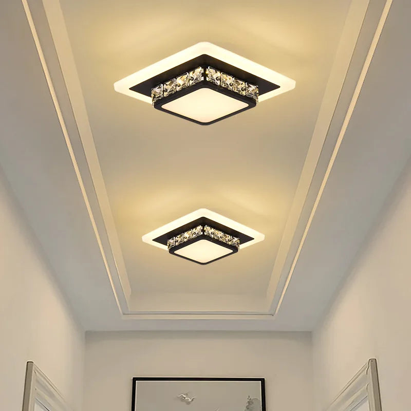 plafonnier led moderne pour éclairage intérieur escalier