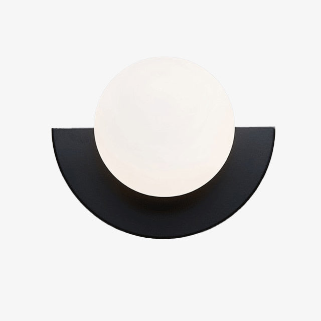 wall lamp nordic Macaron half-circle LED wall light