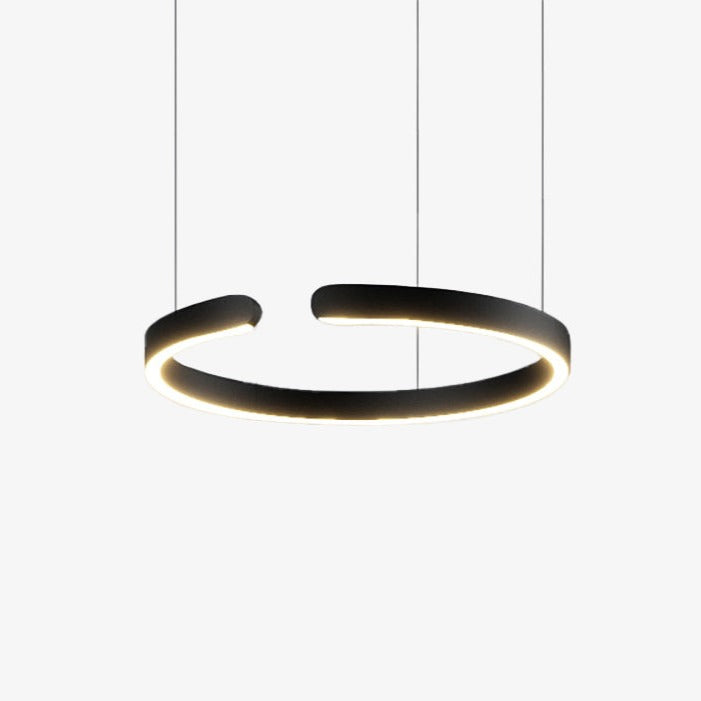 Meryl minimalist circular LED chandelier