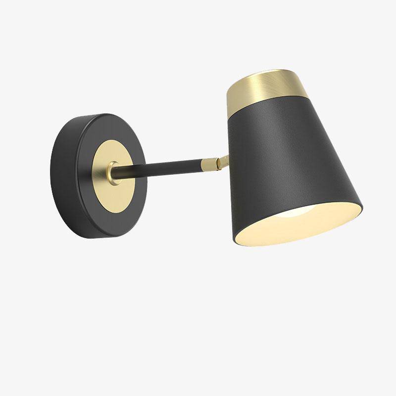 wall lamp LED wall design with lampshade metal and gold Luxury